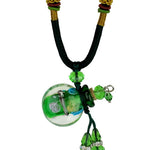 Irish Memorial Glass Pendant Urn