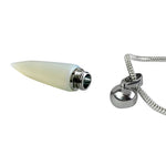 Iridescent Crystal Cremation Jewelry Urn 