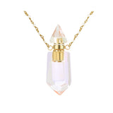 Iridescent Crystal Ash Necklace Urn - Love Charms® Option