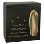 Surf Rider Paddle Boards Wood Cremation Urn - Choose One of Three Options