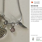 "It Was Then That I Carried You" Ash Urn - Love Charms™ Option
