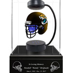 Football Cremation Urn & Jacksonville Jaguars Hover Helmet Décor