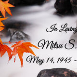 Japanese Maple Leaves Keychain Urn