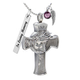 Jesus Cross Jewelry Ash Urn - Love Charms® Option 