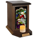 Jesus He Has Risen Adult Cremation Urn - Candle Included