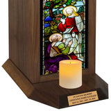 Jesus He Has Risen Adult Cremation Urn - Candle Included