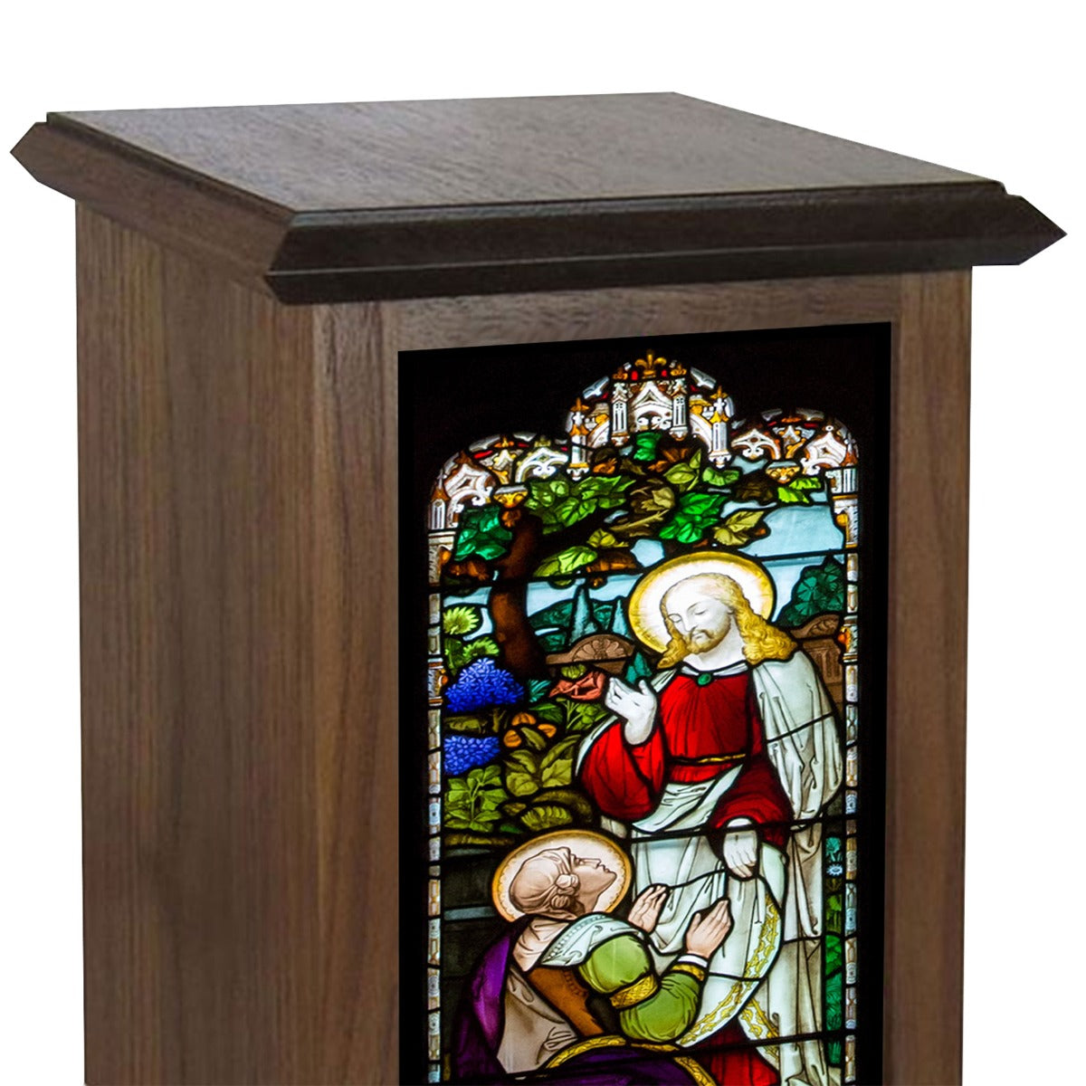 Jesus He Has Risen Adult Cremation Urn - Candle Included