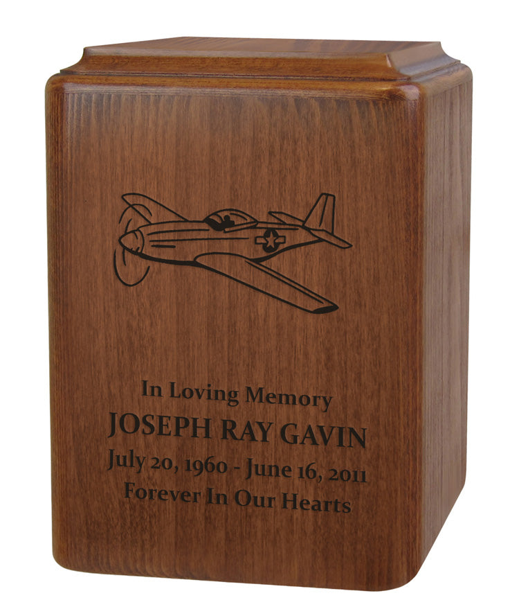 Jet Fighter Memorial Urn