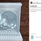 In Jesus's Hands Preemie Blue Baby Cremation Urn