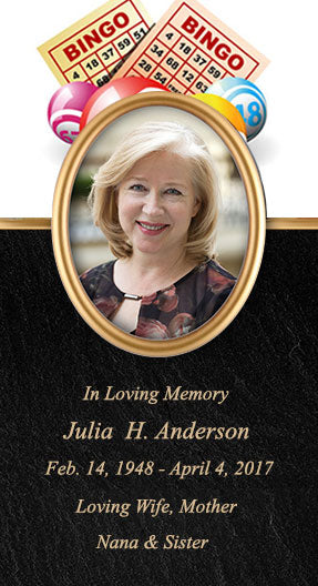 Bingo Photo Journey Urn