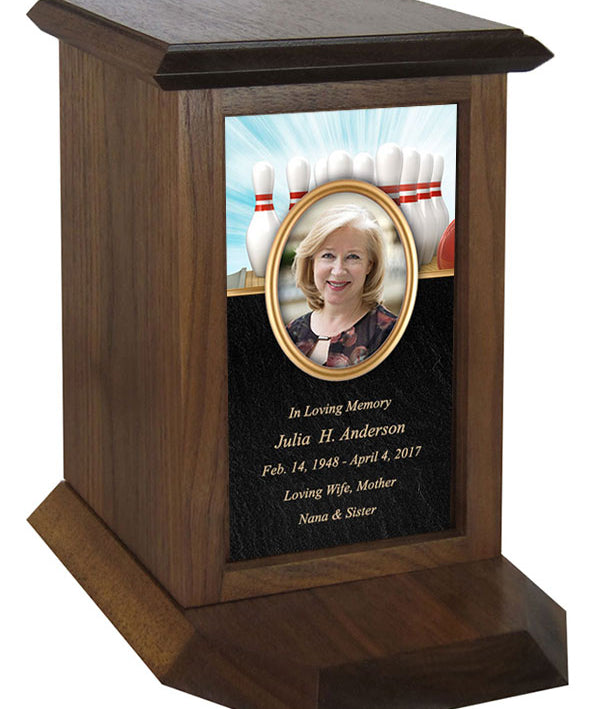 Forever Bowling Photo Journey Urn