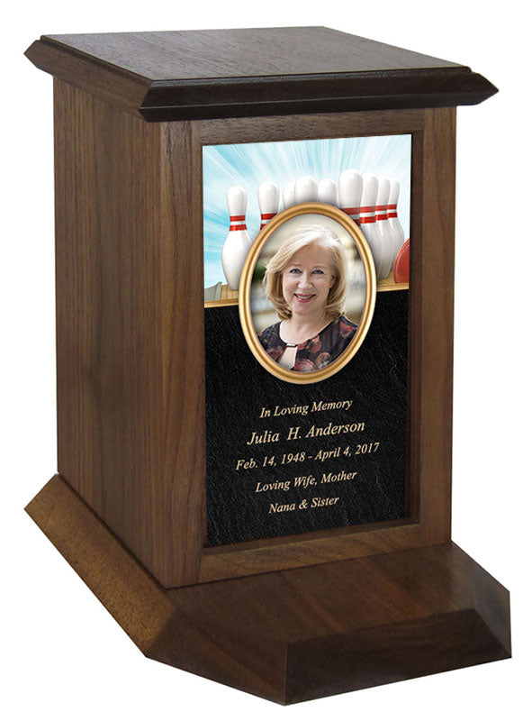 Forever Bowling Photo Journey Urn