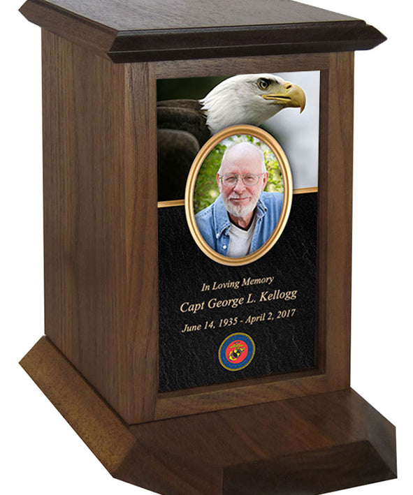 Eagle Veteran Photo Journey Urn