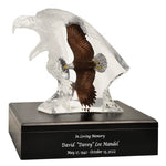 Journey Eagle Lucite Art Cremation Urn