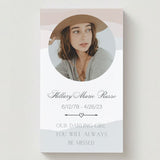Journey Photo Memorial Cards - Funeral  Cards - Celebration of Life Cards