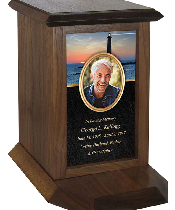 Lighthouse Photo Journey Urn