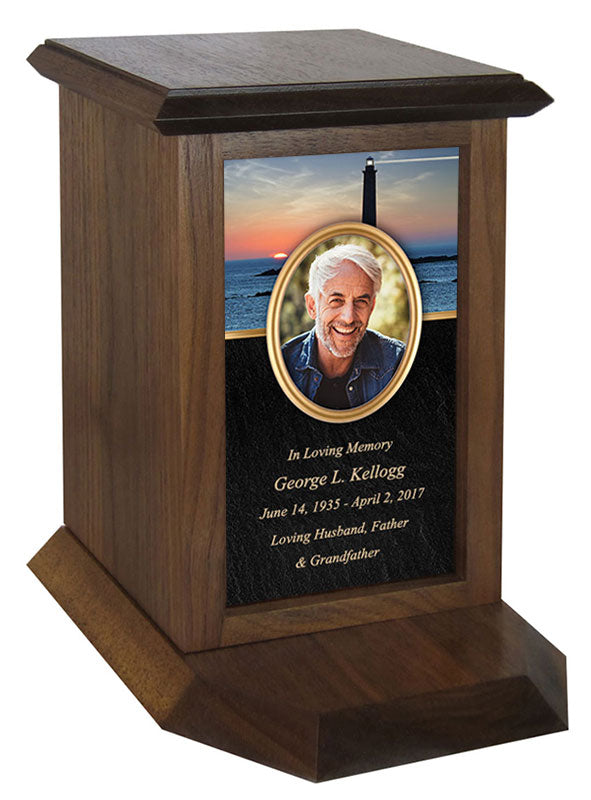 Lighthouse Photo Journey Urn