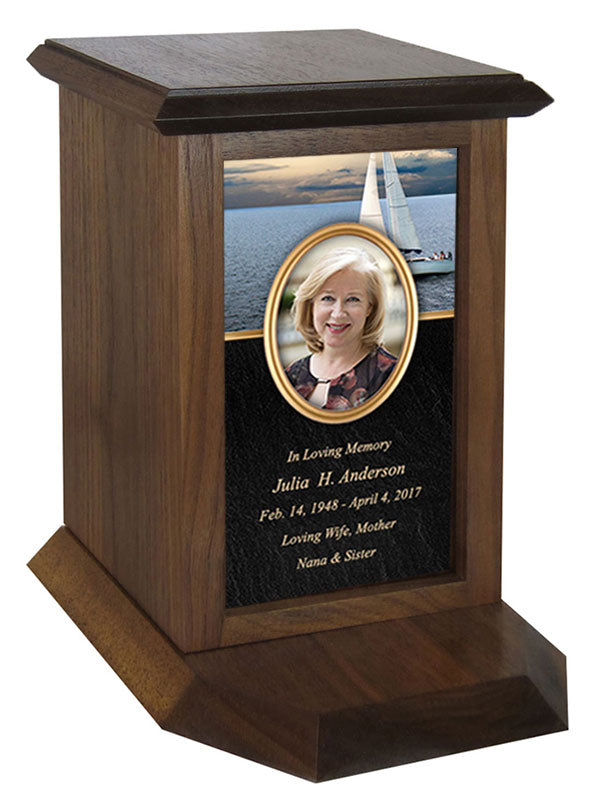 Sailboat Photo Journey Urn