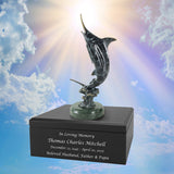 Jumping Marlin Ocean World Adult Cremation Urn
