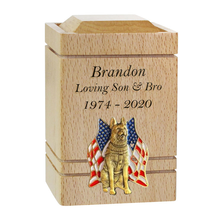 K9 Cherry Keepsake Urn