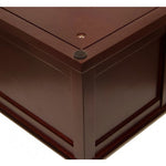 Chorus Medallion Wood Cremation Urn