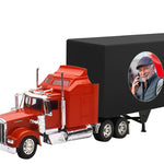 Trailer Cremation Urn & Kenworth W900 Red Truck Décor