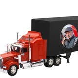 Trailer Cremation Urn & Kenworth W900 Red Truck Décor