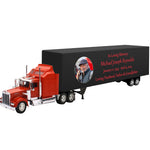 Trailer Cremation Urn & Kenworth W900 Red Truck Décor