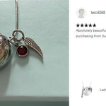 Ladybug Ash Pendant Urn - Love Charms™ Option