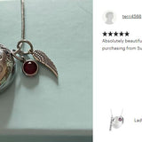 Ladybug Ash Pendant Urn - Love Charms™ Option