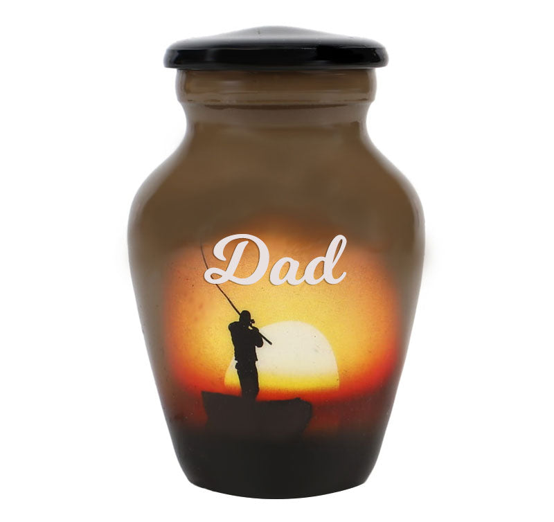 Lake Fishing Mini Urn - Love Charms® Option