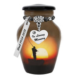 Lake Fishing Mini Urn - Love Charms® Option