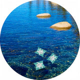Sea Turtle Green Mini Peaceful Pillow® Water Burial Urn - Set of 2 