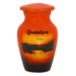 Lakeside Sunset Keepsake Urn - Love Charms Options