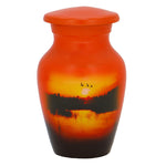 Lakeside Sunset Keepsake Urn - Love Charms Options