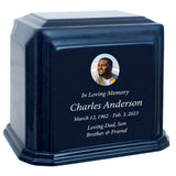 Blue Monarch Granite Extra Large Adult Urn