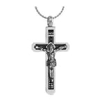 Unisex Stainless Crucifix Urn - Love Charms™ Option