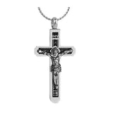 Unisex Stainless Crucifix Urn - Love Charms™ Option