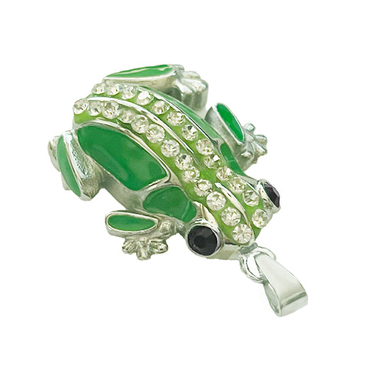 Green Frog Ash Urn - Love Charms™ Option