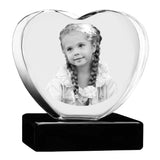 Child Memorial Heart 3D Crystal Hearts Wood Urn Set