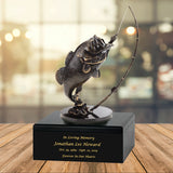 Large Mouth Bass Adult Cremation Urn – Handmade Wood Urn