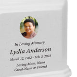 White Monarch Granite Extra Large Adult Urn