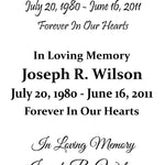 Your Choice Of Personalized Engraving