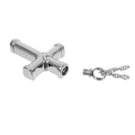 Lashed Cross Cremation Jewelry Urn