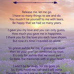 Lavender Fields Poem with Sunset Urn