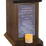 Violet Forest Poem Afterglow Urn