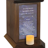 Violet Forest Poem Afterglow Urn