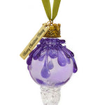 Lavender Snowball Icicle Ornament Keepsake - Love Charms® Option