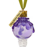 Lavender Snowball Icicle Ornament Keepsake - Love Charms® Option