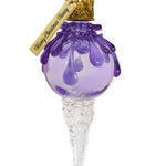 Lavender Snowball Icicle Ornament Keepsake - Love Charms® Option